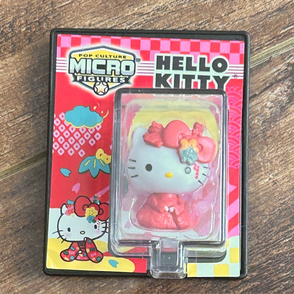 Hello Kitty 60th Anniversary limited edition mini figurine red Sanrio collectibl